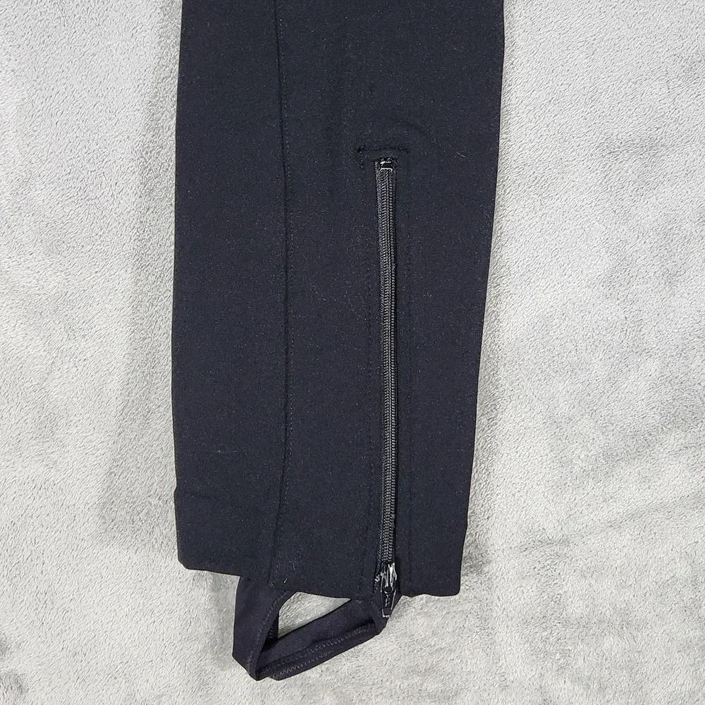 Vintage Polo Sport Ralph Lauren Snow Pants Mens 33x30 Black Stirrup Ski Zip Cuff
